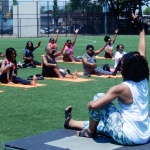 The cool down starts - Breathe Brownsville Brooklyn Yoga Festival