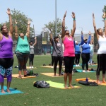 Upward Salute Pose - Breathe Brownsville Brooklyn Yoga Festival