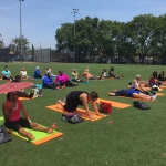 A little fun in the sun prior to event - Breathe Brownsville Brooklyn Yoga Festival